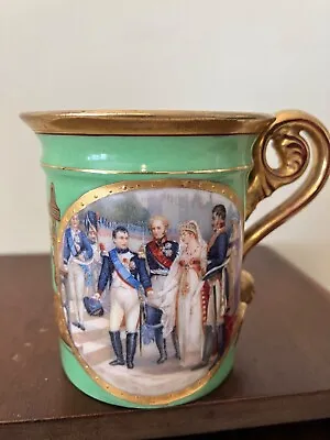 Buy Antique Napoleon At Tilsit Cup Sevres Style • 346.29£