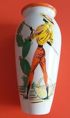 Buy Vintage Retro 50s Wade Ceramic Vase Pot Tropical Fruit Gatherers Mid Century Sm • 10£