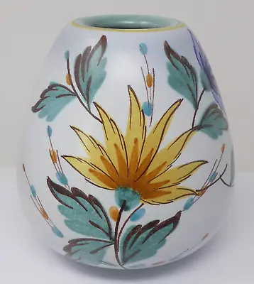 Buy FLORA KERAMIEK Vintage Gouda Holland Daisy Pottery Vase 14cm Dutch • 16£