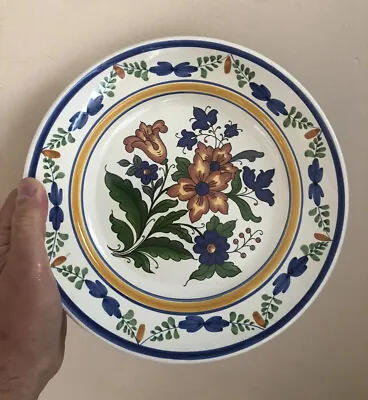 Buy Spanish Ceramic Plate Flower Painted • 4.99£
