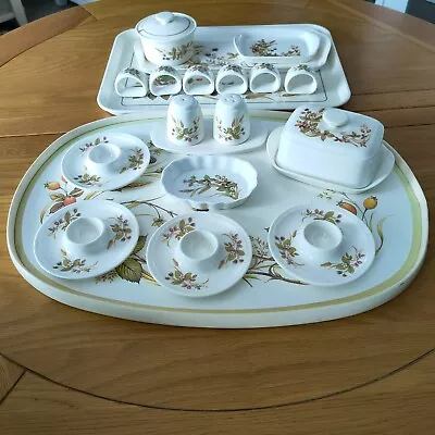 Buy Marks & Spencer Harvest Design Crockery Melamine Floral Dining Tableware Tea M&S • 9.80£