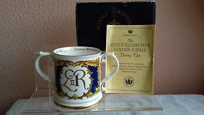 Buy Royale Stratford China Loving Cup : Queen Elizabeth II, Golden Jubilee, 2002 • 20£