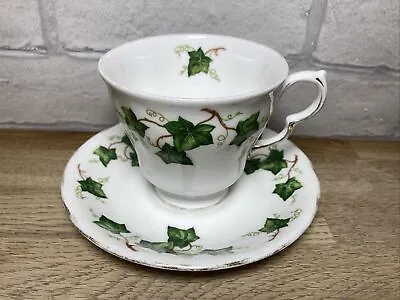 Buy Vintage Colclough Ivy Leaf Bone China Cup And Saucer Made In England Gold Detail • 8.99£