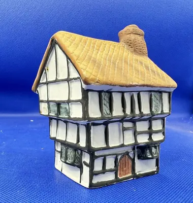 Buy Tudor Town House Miniature Hand Painted 4   Lovely Vintage Porcelain Pottery • 12.97£