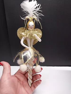 Buy Vintage Beautiful Christmas Ornament Mystique Collection Angel Fairy Ballerina • 24.66£