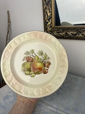 Buy Vintage Royal Worcester Palissy Royale Crown Ware 9”/23cm Wall Plate “Fruit  • 25.69£
