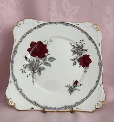 Buy Vintage Royal Stafford Bone China Roses To Remember Sandwich/Cake Plate ✅ 128 A • 12.99£