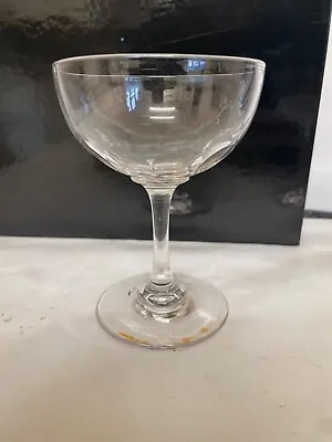 Buy Vintage Champagne Crystal Coupe Saucer Cut Glass • 18£