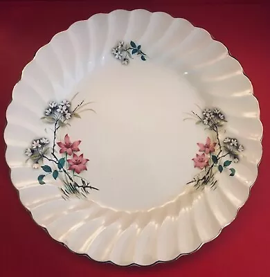 Buy Vintage Myott Olde Chelsea Delicate Floral Dinner Plates Set Of 4 Good Condition • 25£