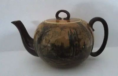 Buy Rare Royal Doulton Seriesware Antique Holbein Teapot - Croydon Church - Perfect • 65£