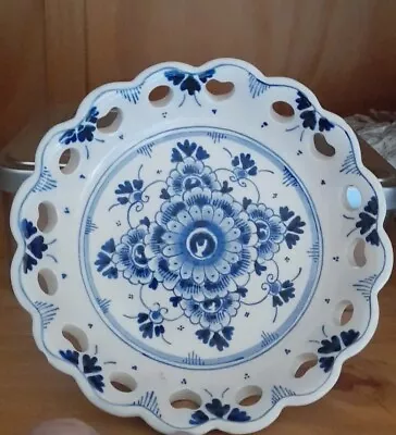 Buy Delft Vintage  Pottery Heart Dish 6  • 12£
