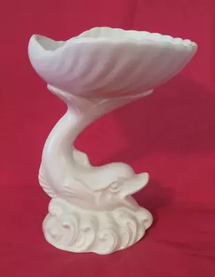 Buy Vintage Dolphin Pedestal Shell Trinket Tray ( Or Could Be Used As A Soap Dish) • 8£