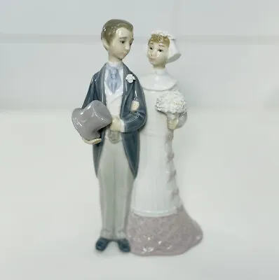Buy Vintage 1988 Lladro Wedding Couple Bride Groom  • 153.28£