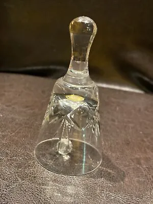 Buy Beautiful Small Cut Glass Crystal Bell 10cm • 5£