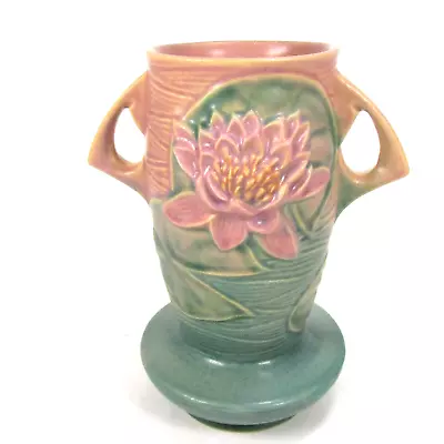 Buy Roseville Pottery Vase Waterlily  No. 75 - 7   C1940's • 73.19£