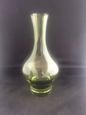 Buy Vintage 1970s Green Scandinavian Art Glass Vase  • 35£