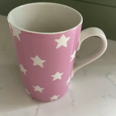 Buy Cath Kidston Mug Pink Stars Queens Kitchen Fine Bone China 4.5  Cylinder Shape • 10£