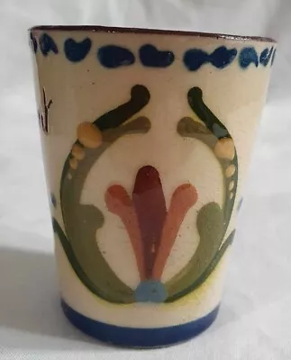 Buy Antique, Torquay Pottery, Motto Ware Beaker, C1900-1930s. • 10£
