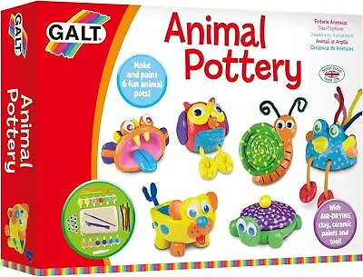 Buy Toys Animal Pottery Kids Craft Kits Ages 6 Years Plus 12.6 X 2.36 X 9.06 Inches • 20.08£