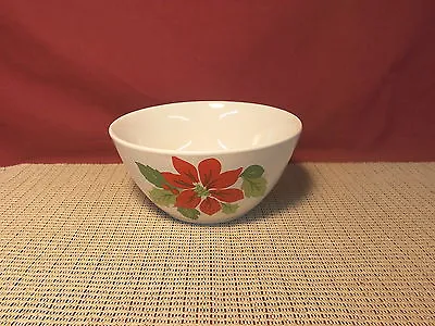 Buy MSE Marthea Stewart Dinnerware Poinsettia Pattern Cereal Bowl 6 1/8  • 5.62£
