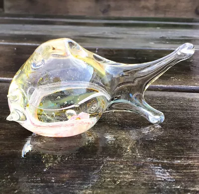 Buy Old Vintage Alum Bay Glass Isle Of White Fish Ornament • 12£