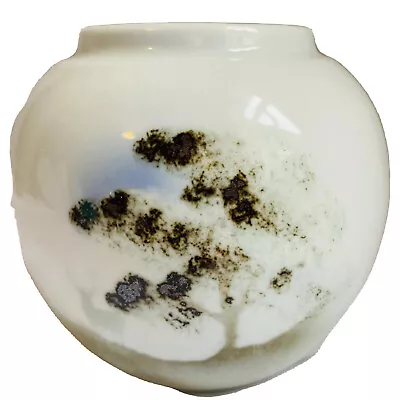 Buy Vintage Studio Pottery Vase Highbank Lochgilphead Stag Tree Scotland Highlands • 10.49£