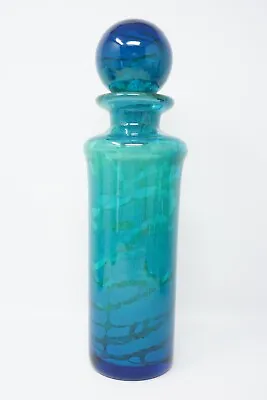 Buy Vintage Mdina Art Glass Decanter With Ball Stopper 9  • 57.85£