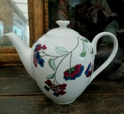 Buy Retro  China Teapot Hydrangea Flower Patterns Very English Teatime  • 35£