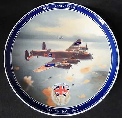 Buy RAF Plate - 60th Anniversary 1945 VE Day 2005 Lancaster - Wedgwood - Daily Mail • 4.95£