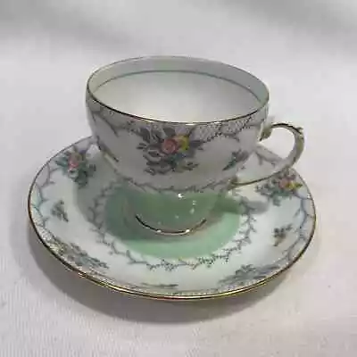 Buy A B. J. Grafton China Made In England  Pevensey  Teacup And Saucer 4446 • 19.06£