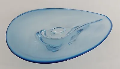 Buy KOSTA BODA Centerpiece Oval Art Glass  Bubble  Numbered And Signed By Goran Warf • 189.67£
