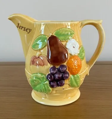 Buy  Jersey Pottery Vintage Hand Painted Basket Weave Milk/Cream Jug  Regal Products • 4.25£