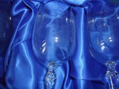 Buy 4 X Bohemia Lead Crystal Wine Glasses. STUDIO DESIGN COLLECTION - BOXED • 19.95£