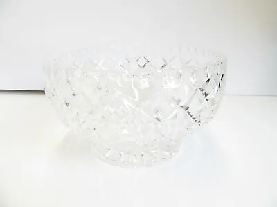 Buy Vintage Cut Glass Rose Bowl • 15£