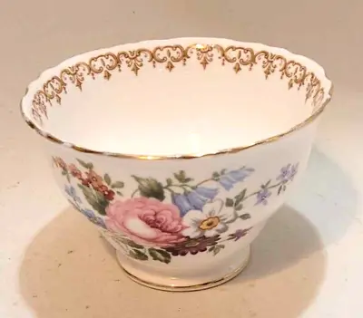 Buy Crown Staffordshire England's Bouquet Sugar Bowl For Tea Fine Bone China • 8£