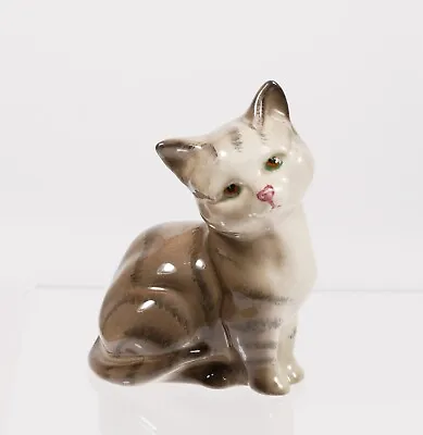 Buy Lovely Rare Beswick Cat Figure ~ Kitten ~ 1436 ~ Grey Tabby #1 • 18.04£