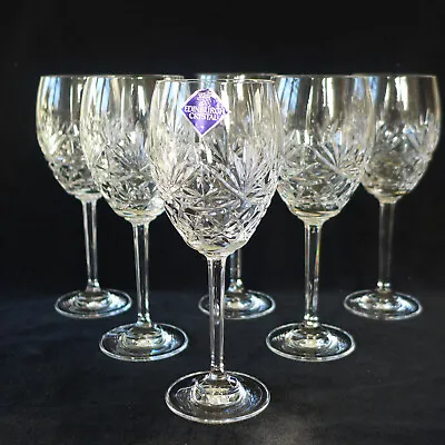 Buy Set Of Six Edinburgh Crystal International Wine Glasses In Superb Used Condition • 33£