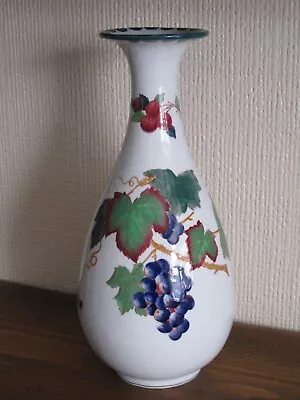 Buy Wood  Sons Frederick Rhead Very Rare Hand Painted Design Poma 1920s Trumpet Vase • 26.99£