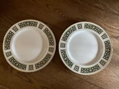 Buy Vintage Alfred Meakin Pottery Glo-White Dinner Plates X 2  Berkeley  25cm / 10  • 11.50£
