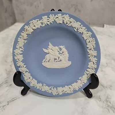 Buy Wedgwood Jasperware 11cm Small Plate Blue White England • 10£