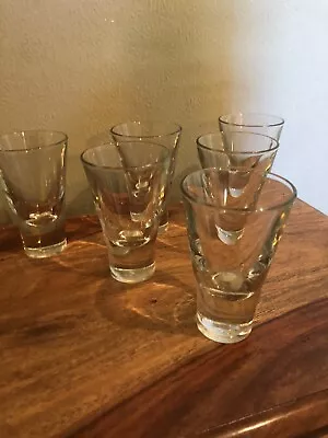 Buy 6 Heavy Glass Crystal Italian Whisky Tumbler Shot Glasses • 18£
