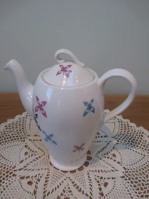 Buy Stylish Art Deco Grindley Coffee Pot Holds  Approx 1.5.pts Floral Design • 10£
