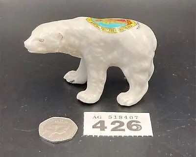 Buy Arcadian Crested China - Polar Bear - Thurso (Scotland) - 100mm • 45£