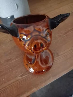 Buy Szeiler Pottery Pork Dripping Pig Pot 1960,S • 15£
