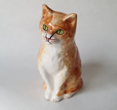 Buy Babbacombe Pottery Cat Hand Decorated Philip Laureston Cat Ginger Cat Ornament  • 14.99£