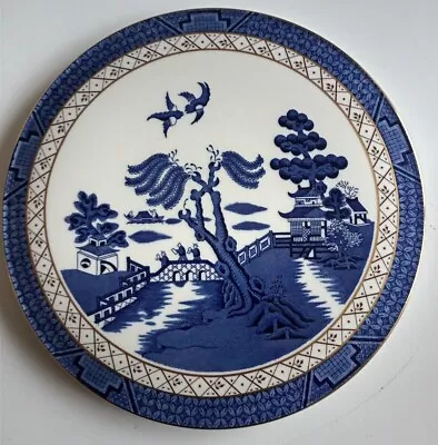 Buy Vintage ROYAL DOULTON GATEAUX PLATE Booths Real Old Willow Pattern 1981 • 16.50£
