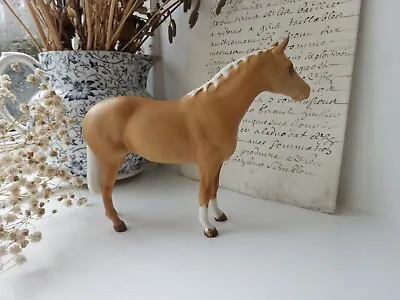 Buy Vintage Beswick Horse, Rare Matt China Palomino Stallion Racehorse Bois Roussel • 89£