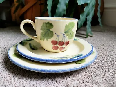Buy 3 Pieces Poole Pottery Dorset Fruits Berry Cup & Saucer & Plate  • 26.99£