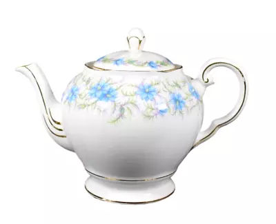 Buy Royal Tuscan 'LOVE IN THE MIST' Teapot Blue Vintage Rare • 42.50£