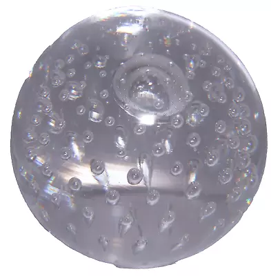 Buy Antique  Bubble Glass Paperweight  7 X 6cm • 17£